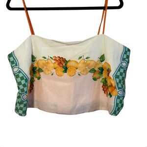 New Antonio Melani Callista Printed Multi Fruit Top Tank Size 14 Coordinating